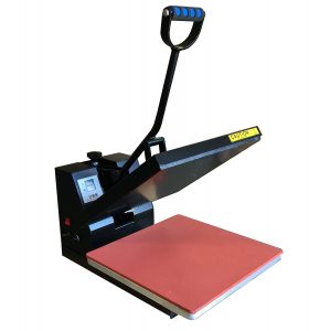 Clamshell heat press