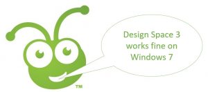 Cricut Design Space 3 works on Windows 7