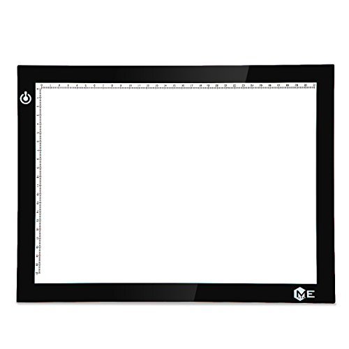 ME456 A4 LED Light Box 9x12 Inch Light Pad Only 5mm Ultra-Thin USB Power Light Table for Tracing